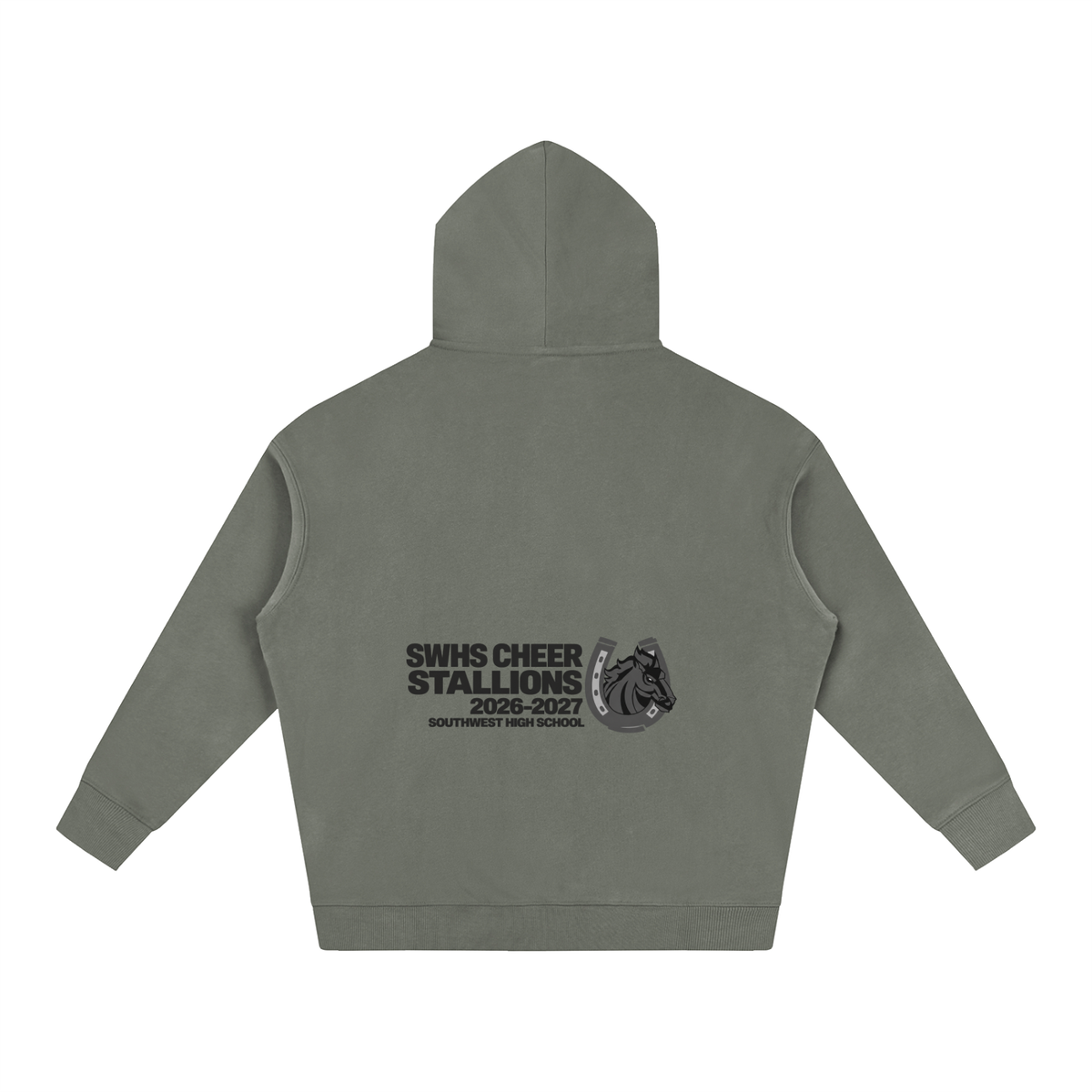 Vector Star Front Southwest Oversize Fleeced Hoodie
