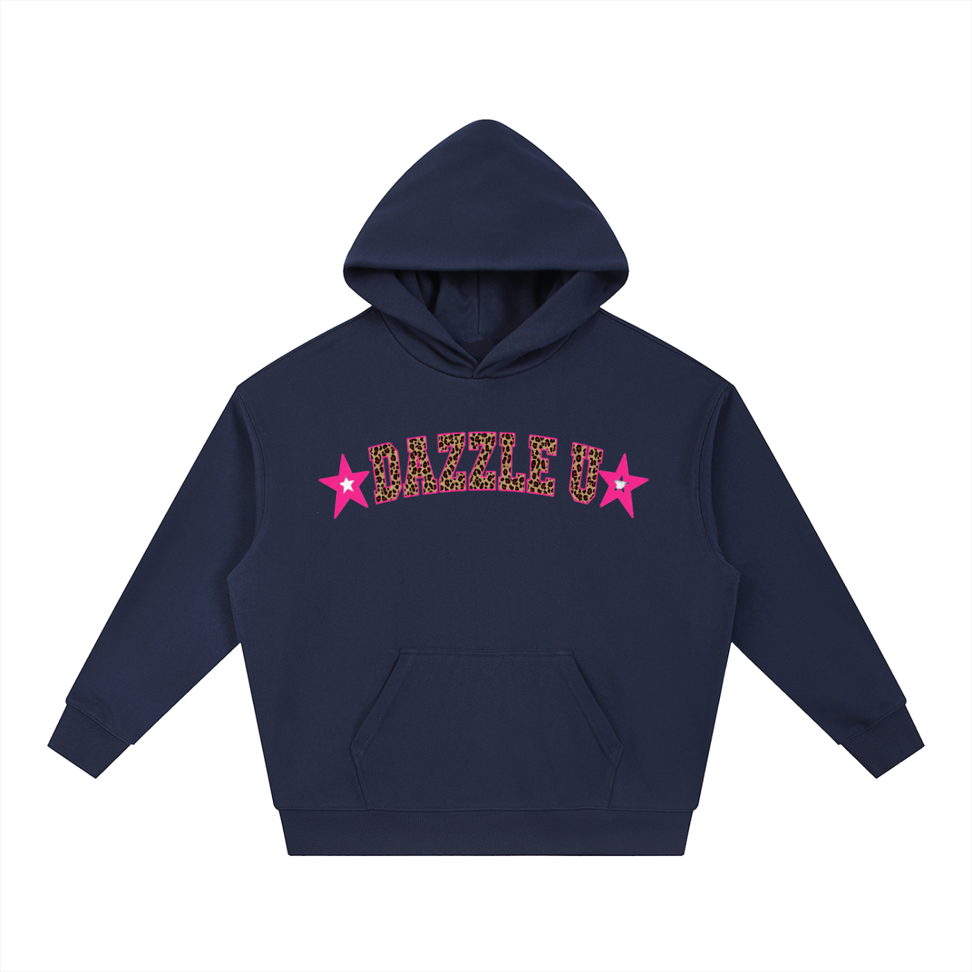 Leopard Heavyweight Drop-Shoulder Hoodie