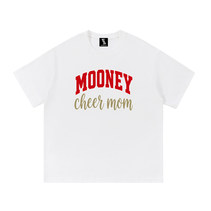 Cheer Mom Cardinal Mooney Essential Cotton T-Shirt