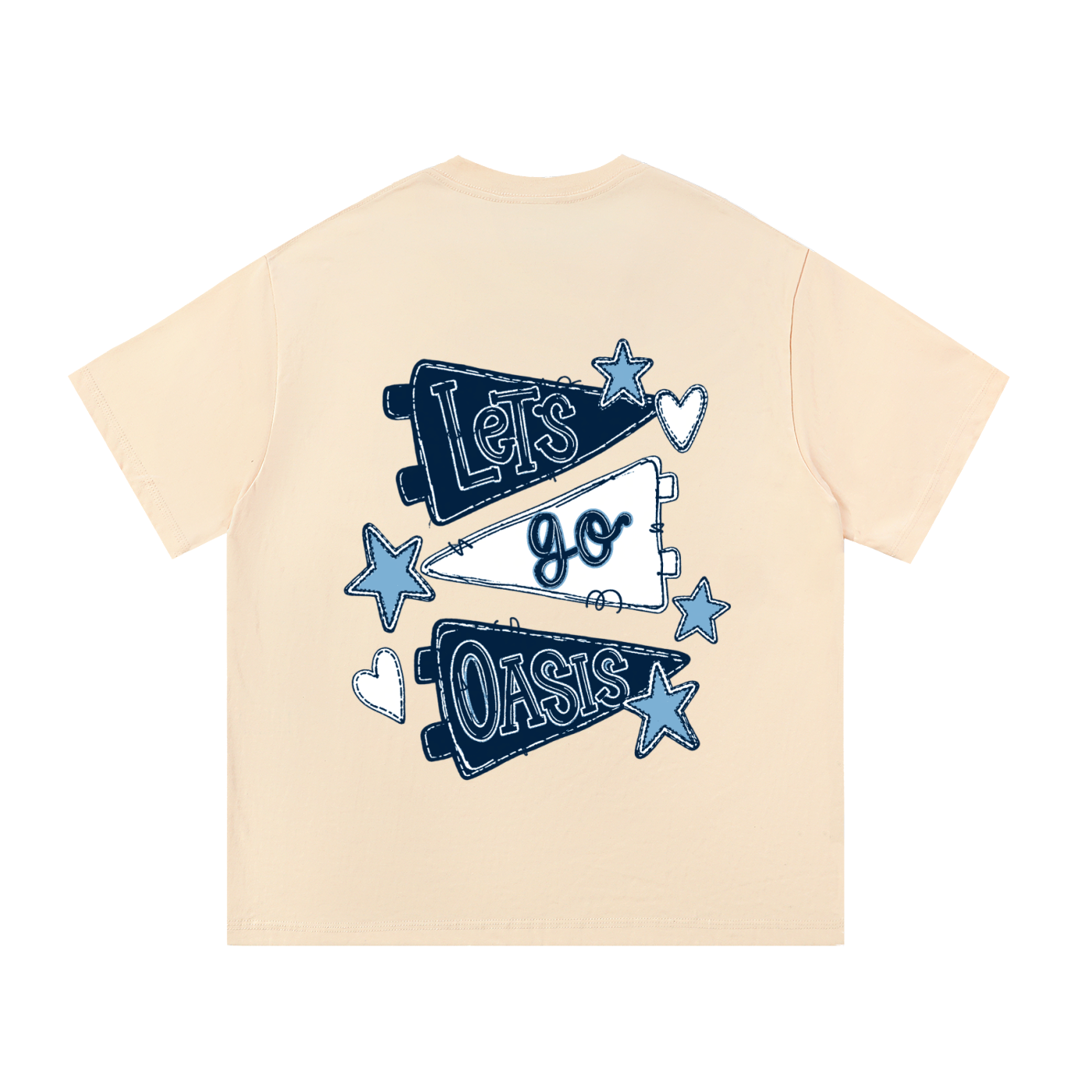 Lets Go Oasis Essential Oversized Cotton T-Shirt