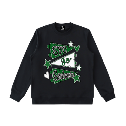 Lets Go Seahawks Essential Heavyweight Crewneck Sweatshirt