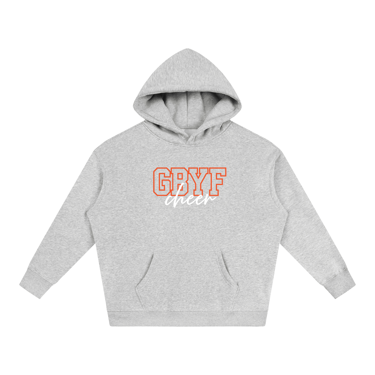 Cursive Front Green Bulldogs Oversize Fleeced Hoodie