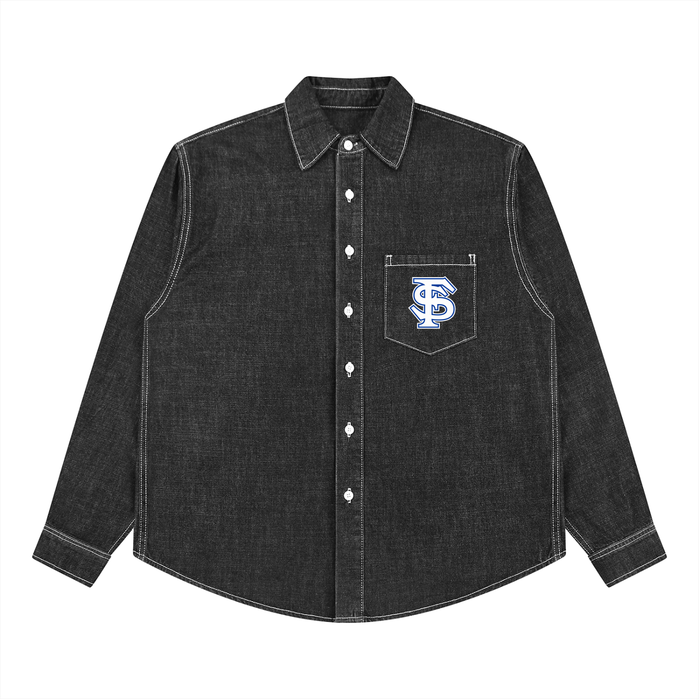Unisex Vintage Wash Denim Jacket