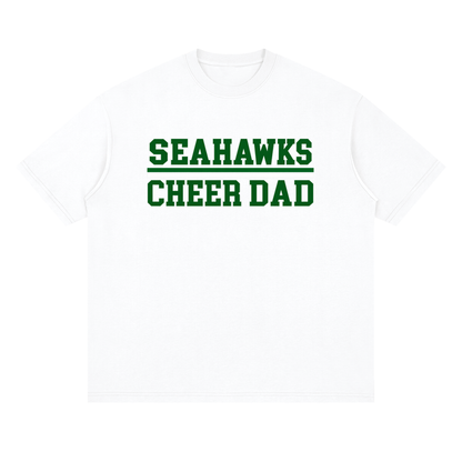 Dad Seahawks Oversized Drop Shoulder T-Shirt