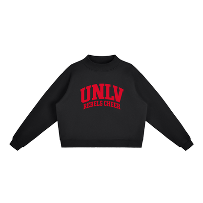 Basic 2 UNLV Essential Fleece Mock-Neck Crew Sweatshirt (printed)
