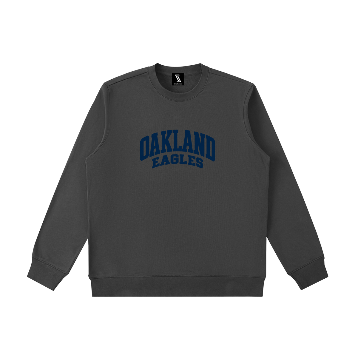 Basic 2 Oakland Middle Essential Heavyweight Crewneck Sweatshirt