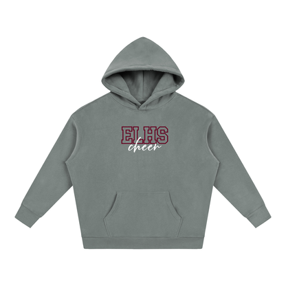 Cursive Front East Lyme Oversize Fleeced Hoodie