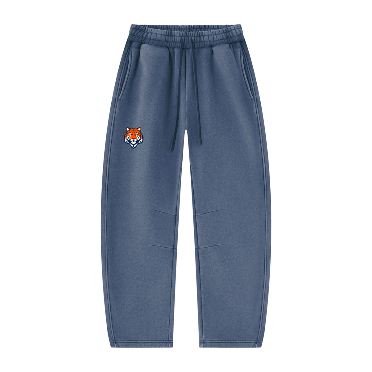 Unisex Vintage Wash Barrel Leg Fleece Sweatpants