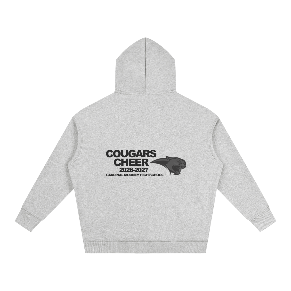 Vector Star Front Cardinal Mooney Oversize Fleeced Hoodie
