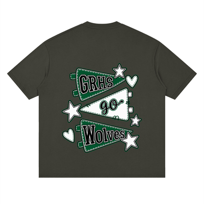 Lets Go Green River Oversized Drop Shoulder T-Shirt