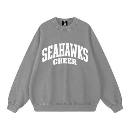 Seahawks Snow Washed Oversized Sweatshirt