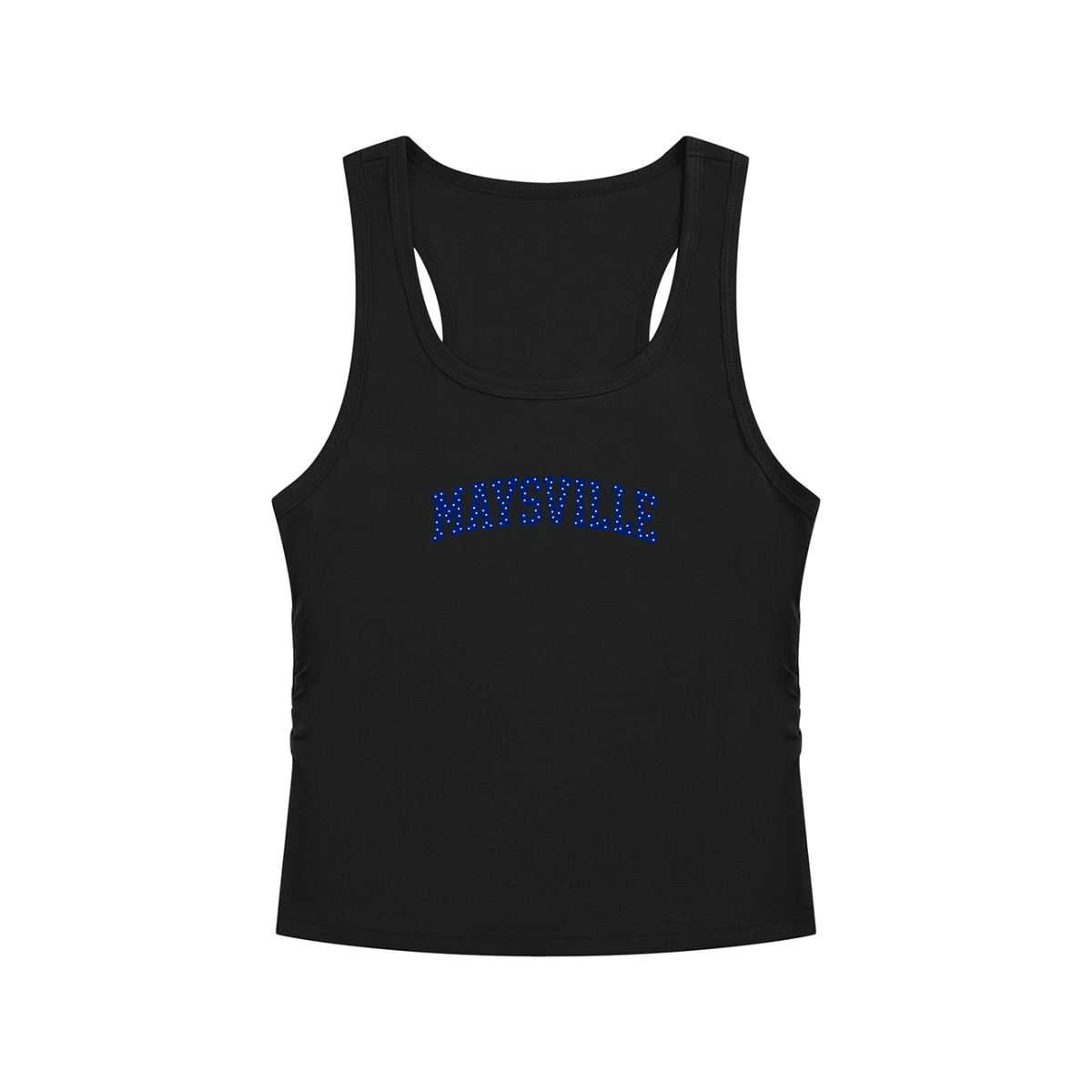 Polka Dot Maysville Women's Ruched Tank Top