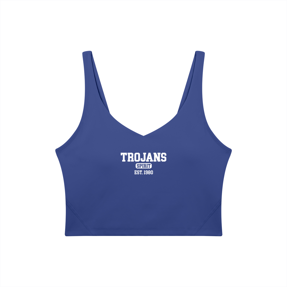 Old School Silver Valley Women's V-Neck Yoga Sports Bra
