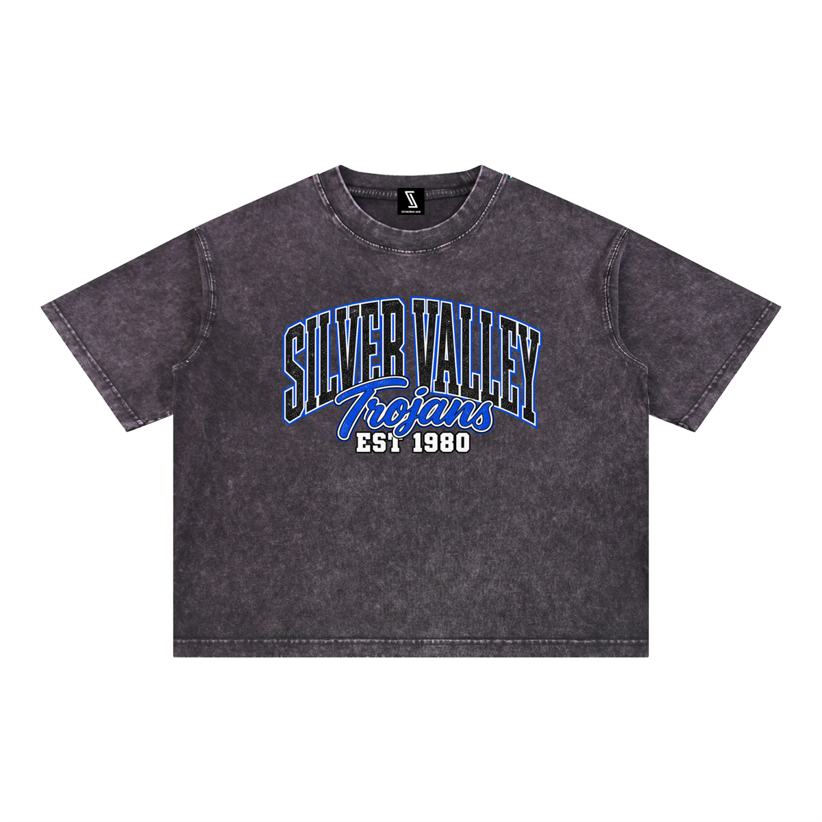 Mineral Wash Boxy Cotton T-Shirt