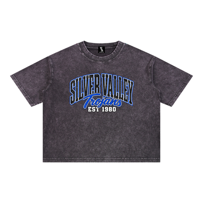 Mineral Wash Boxy Cotton T-Shirt