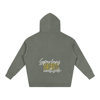 Cursive Front Northside Oversize Fleeced Hoodie