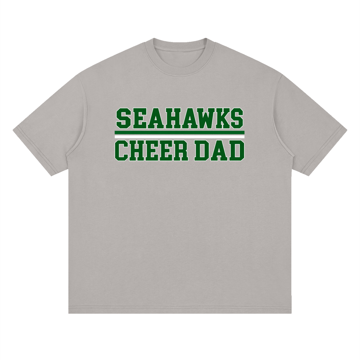 Dad Seahawks Oversized Drop Shoulder T-Shirt