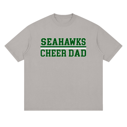 Dad Seahawks Oversized Drop Shoulder T-Shirt