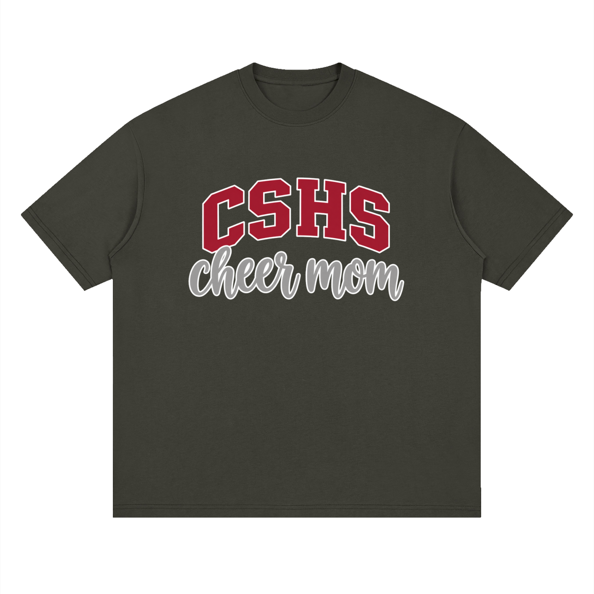 Cheer Mom Chatfield Oversized Drop Shoulder T-Shirt