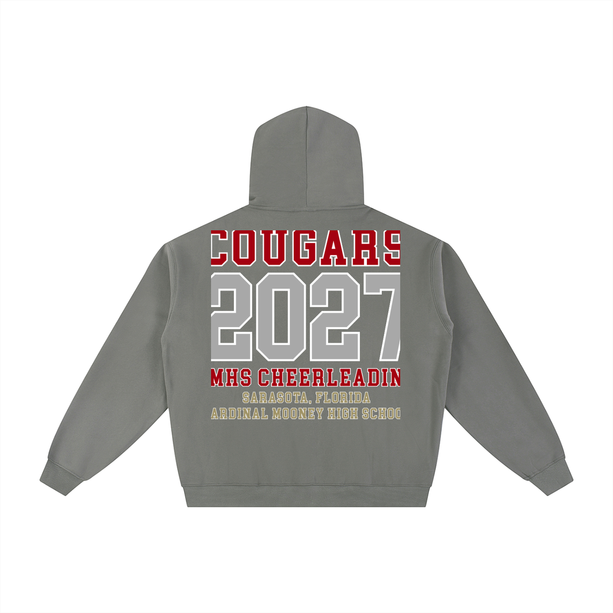 Year Cardinal Mooney Essential Fleece Zip-Through Hoodie