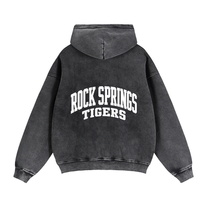 Zip-Through Boxy Fleece Hoodie