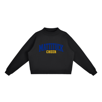 Basic 1 Mattituck Essential Fleece Mock-Neck Crew Sweatshirt
