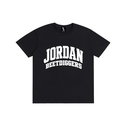 Basic 2 White Jordan Pure Cotton Unisex T-Shirt