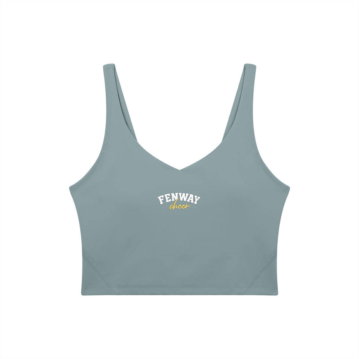 Cursive Fenway Women's V-Neck Yoga Sports Bra