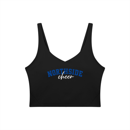 Cursive Northside Women's V-Neck Yoga Sports Bra