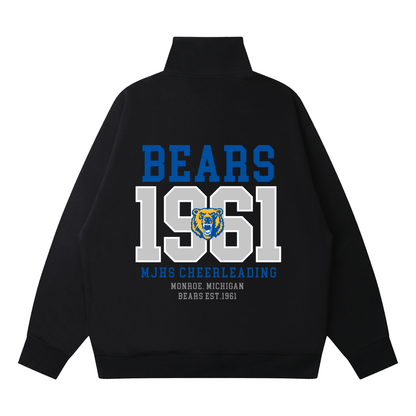 Quarter-Zip Drop Shoulder Sweatshirt
