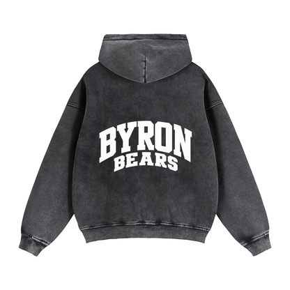 Zip-Through Boxy Fleece Hoodie