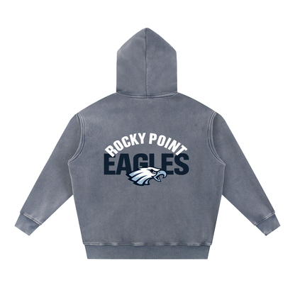 Rocky Point Snow Wash Fleece Oversize Hoodie