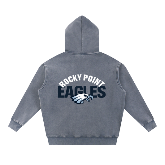 Rocky Point Snow Wash Fleece Oversize Hoodie
