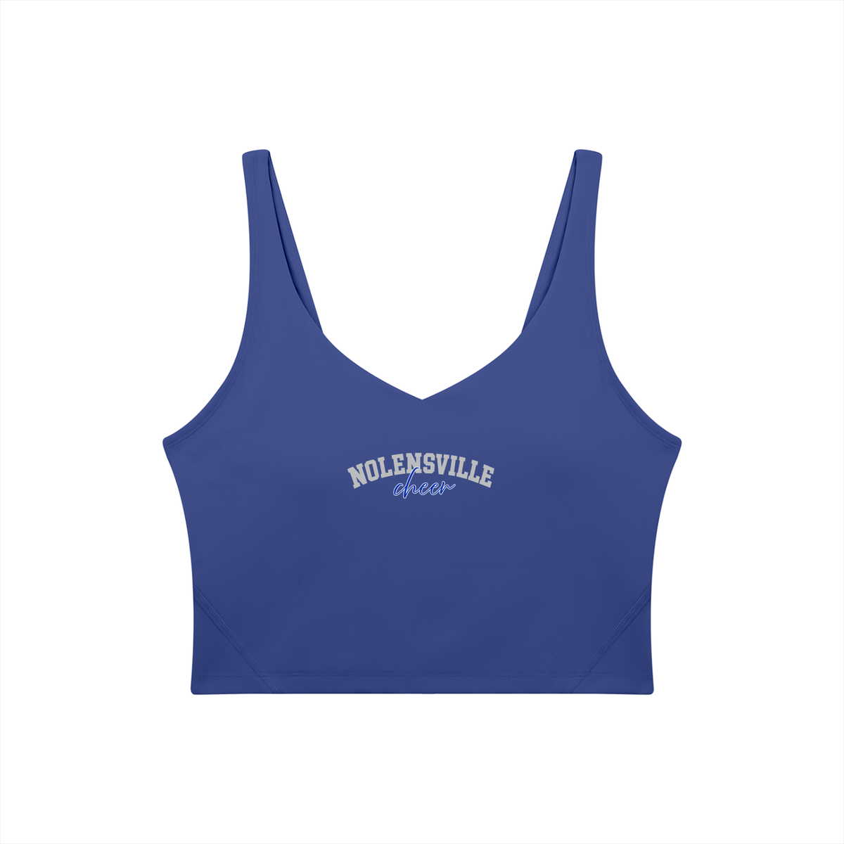 Cursive Nolensville Women's V-Neck Yoga Sports Bra