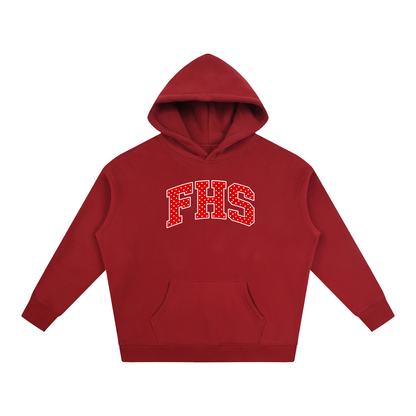 Polka Dot Fitch Oversize Fleeced Hoodie