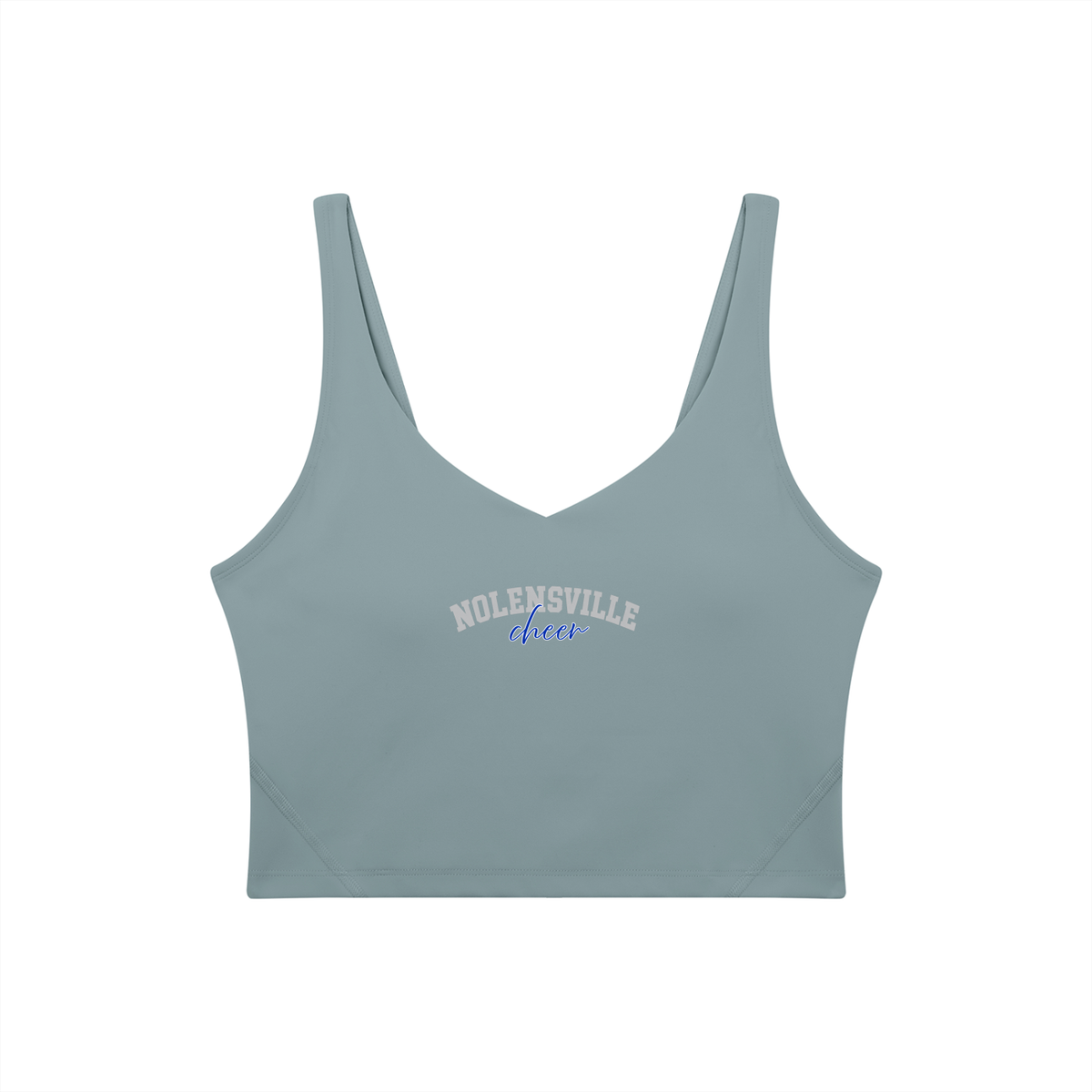 Cursive Nolensville Women's V-Neck Yoga Sports Bra