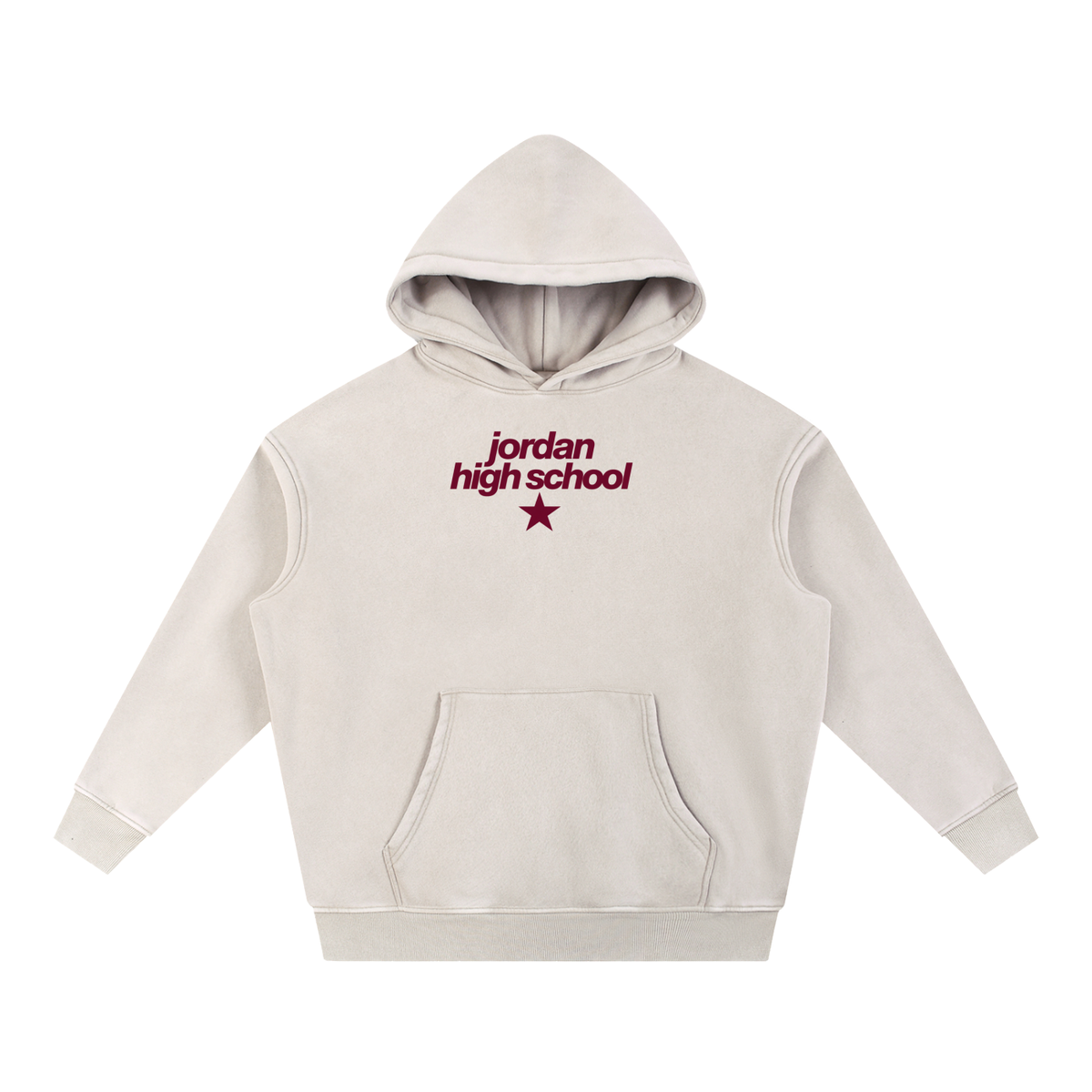 Big Star Jordan Snow Wash Fleece Oversize Hoodie