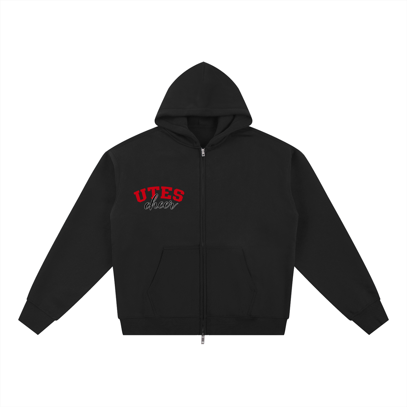 Classic Utes Zip-Through Boxy Fleece Hoodie
