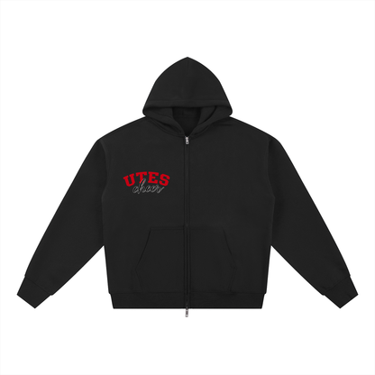 Classic Utes Zip-Through Boxy Fleece Hoodie