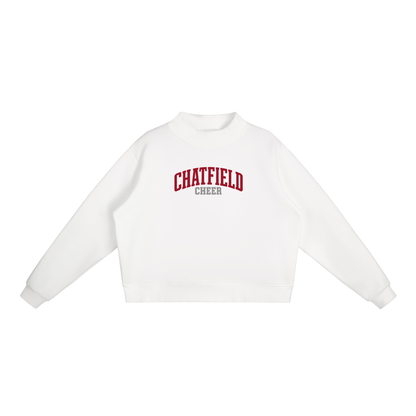 Basic 1 Chatfield Essential Fleece Mock-Neck Crew Sweatshirt (printed)