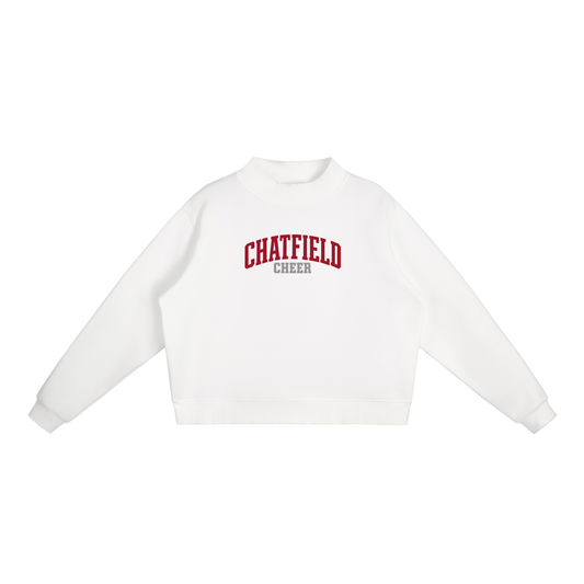 Basic 1 Chatfield Essential Fleece Mock-Neck Crew Sweatshirt (printed)