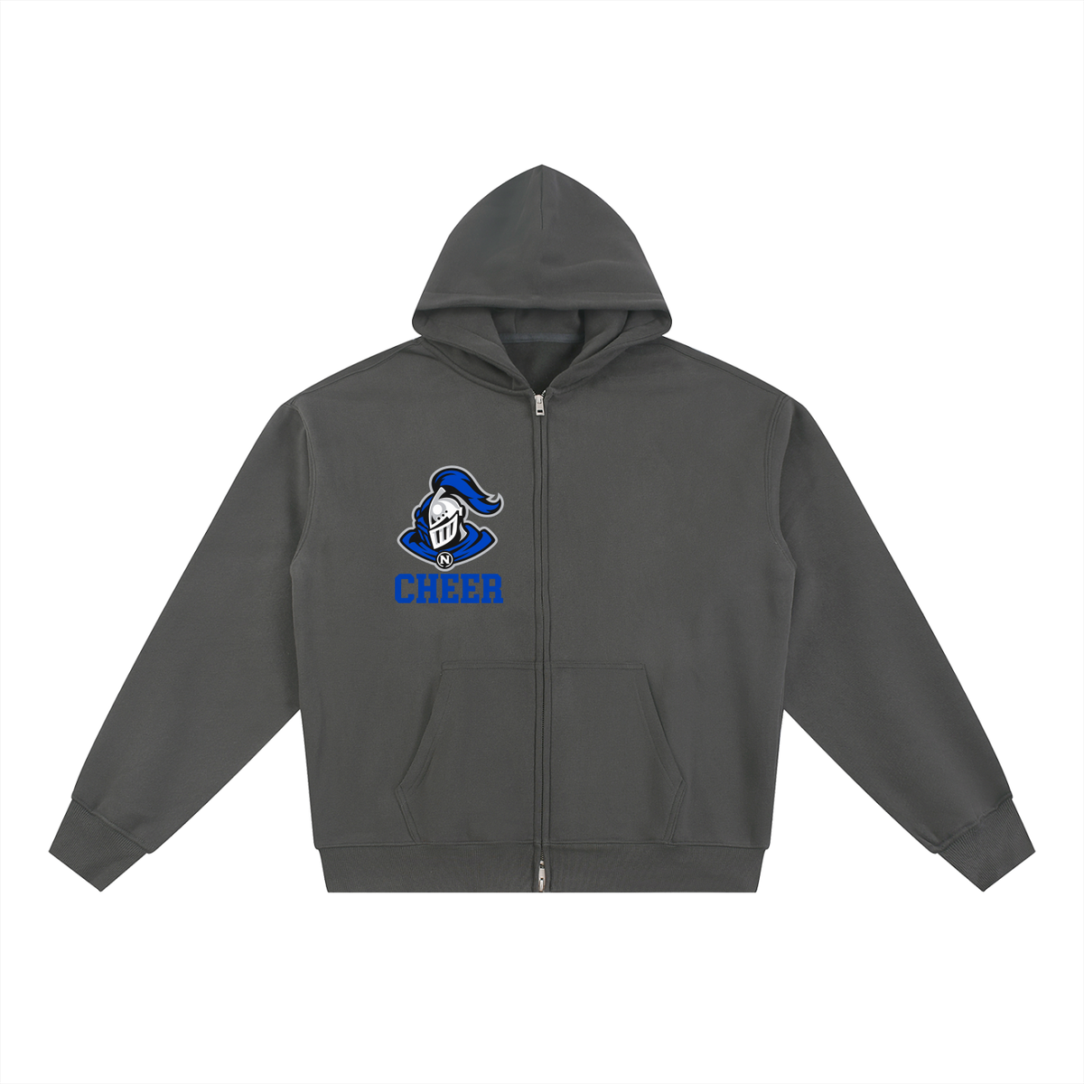 Essential Fleece Zip-Through Hoodie