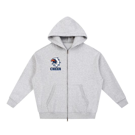 Simple Oakland Middle Essential Oversized Fleece Boxy Hoodie