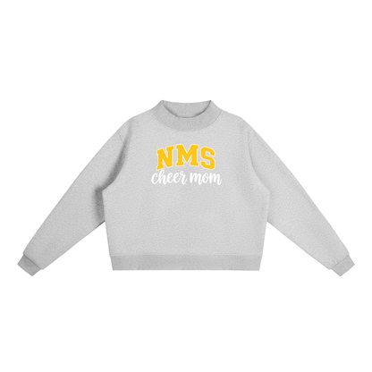Cheer Mom Northside Essential Fleece Mock-Neck Crew Sweatshirt (printed)