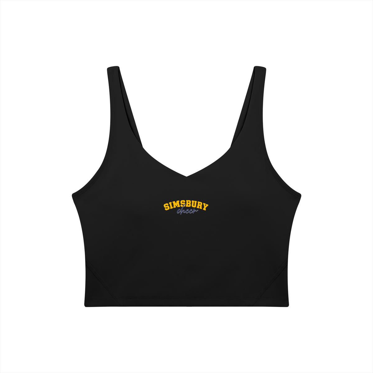 Cursive Simsbury Women's V-Neck Yoga Sports Bra