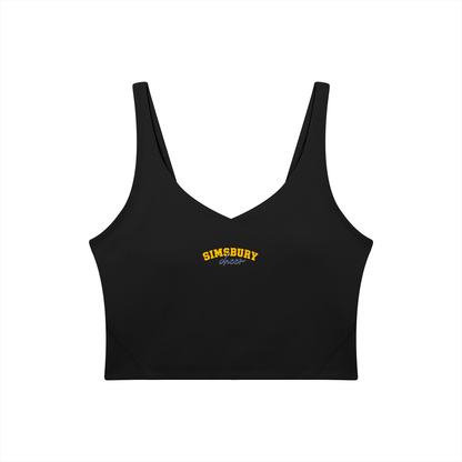 Cursive Simsbury Women's V-Neck Yoga Sports Bra