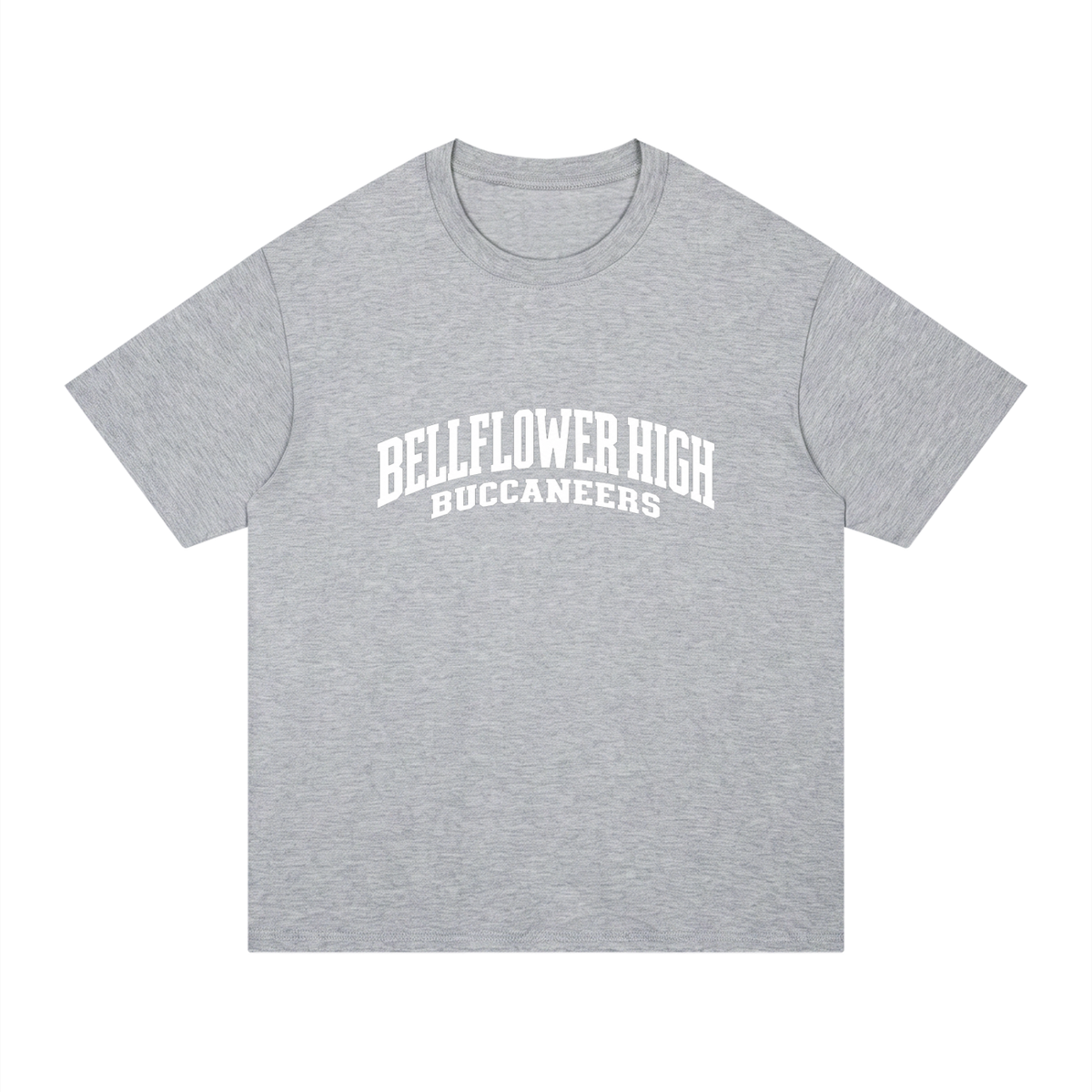 Basic 2 White Bellflower Unisex Regular Fit Cotton T-Shirt