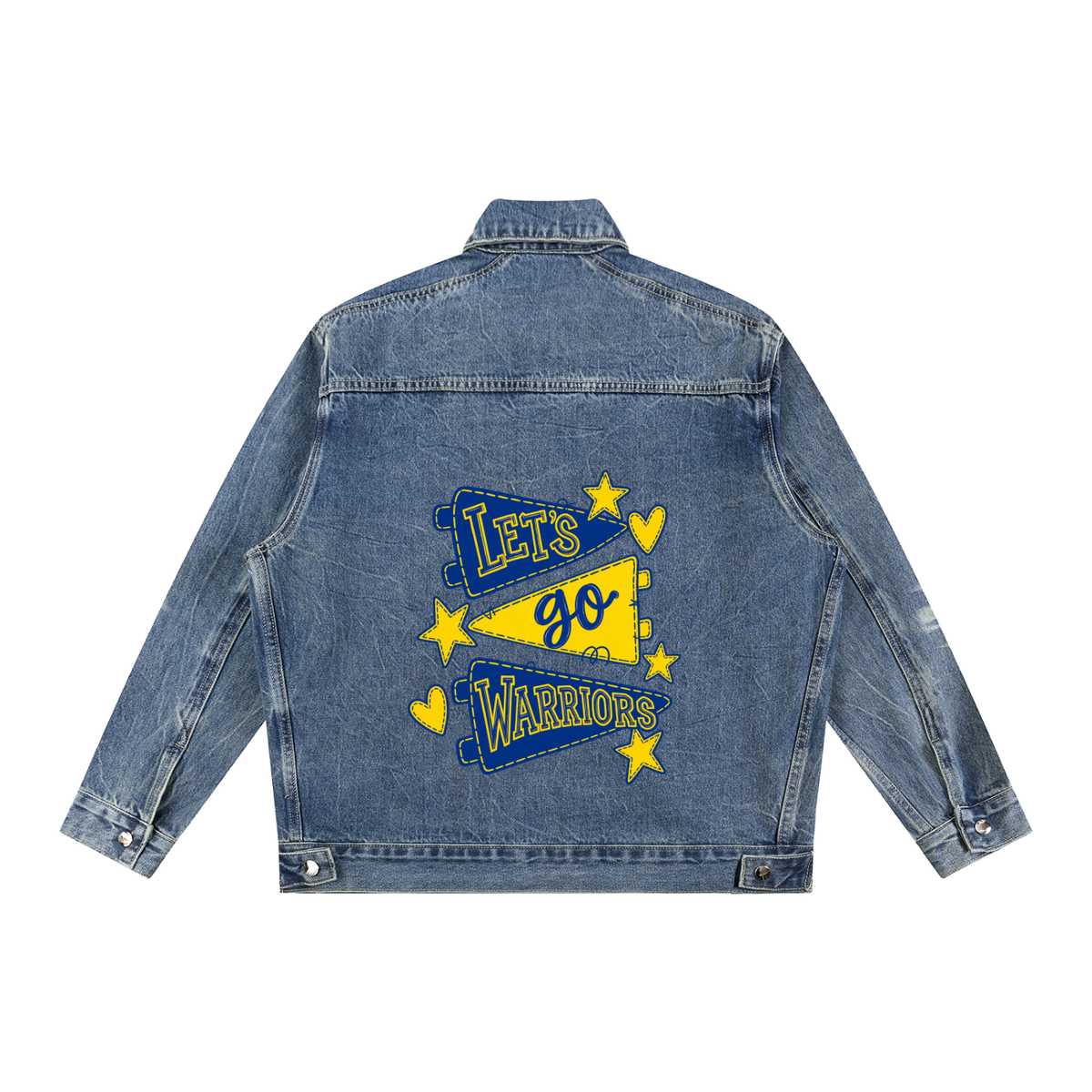 Lets Go Taylorsville Vintage Wash Zip Up Denim Jacket
