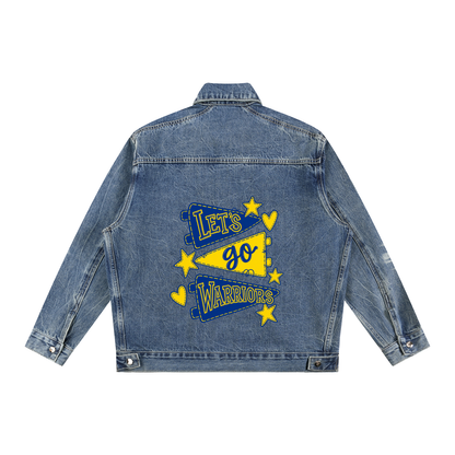 Lets Go Taylorsville Vintage Wash Zip Up Denim Jacket
