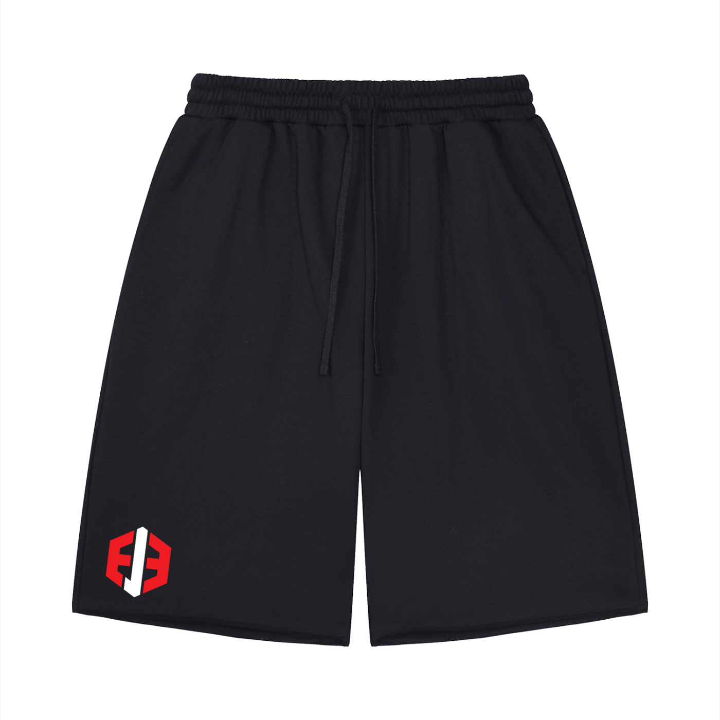 Unisex Loose Raw Edge Shorts
